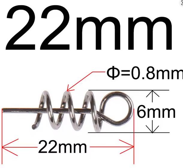 Köderspirale 22mm - CAST & STRIKE - Screw