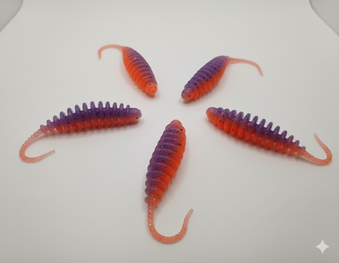 Area Worm 64 CAST & STRIKE, 6,4cm Inhalt: 8 Stück