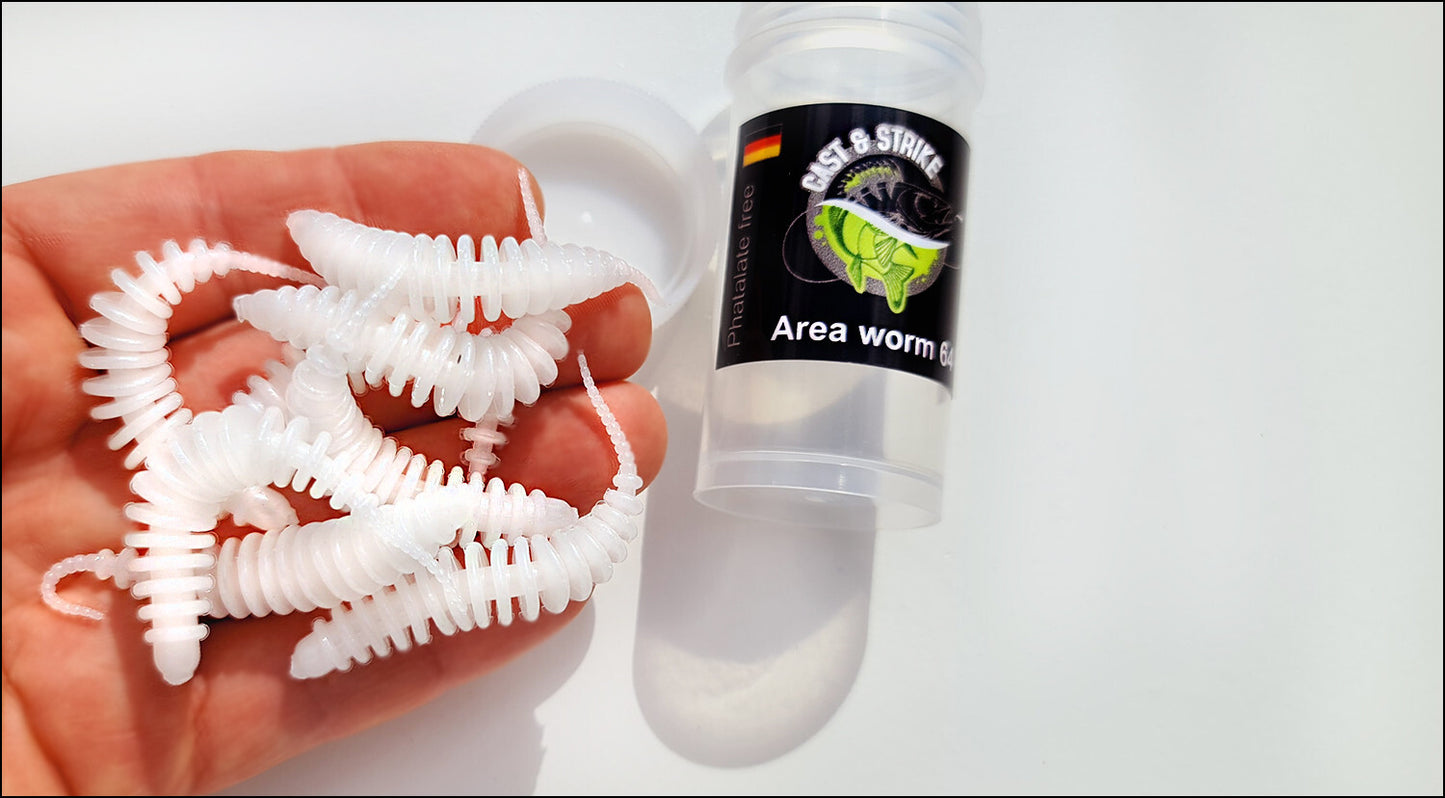 Area Worm 64 CAST & STRIKE, 6,4cm Inhalt: 8 Stück