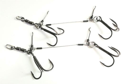 Double Swivel Stinger Rig XL - Pikecraft - 19-25cm